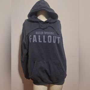 Mission Impossible Fallout Black Hoodie Sweater with front pocket
